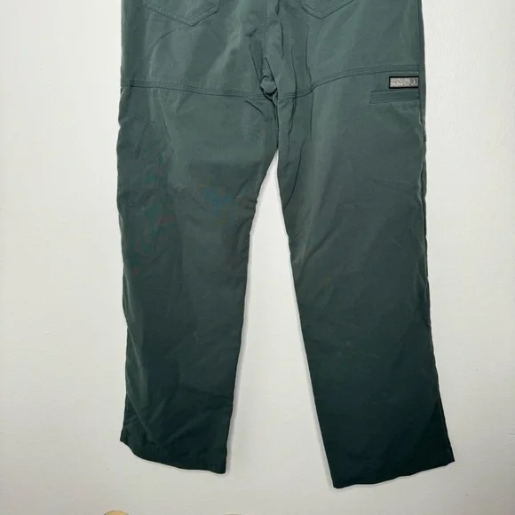 Prana green belted hiking athletic pants large - Picture 7 of 11
